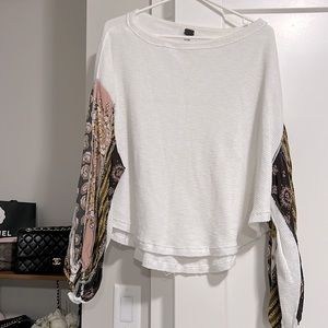 Free people waffle top